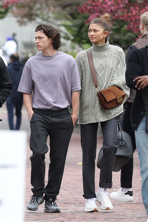 Zendaya And Tom Holland Embrace Matching Spring Shades